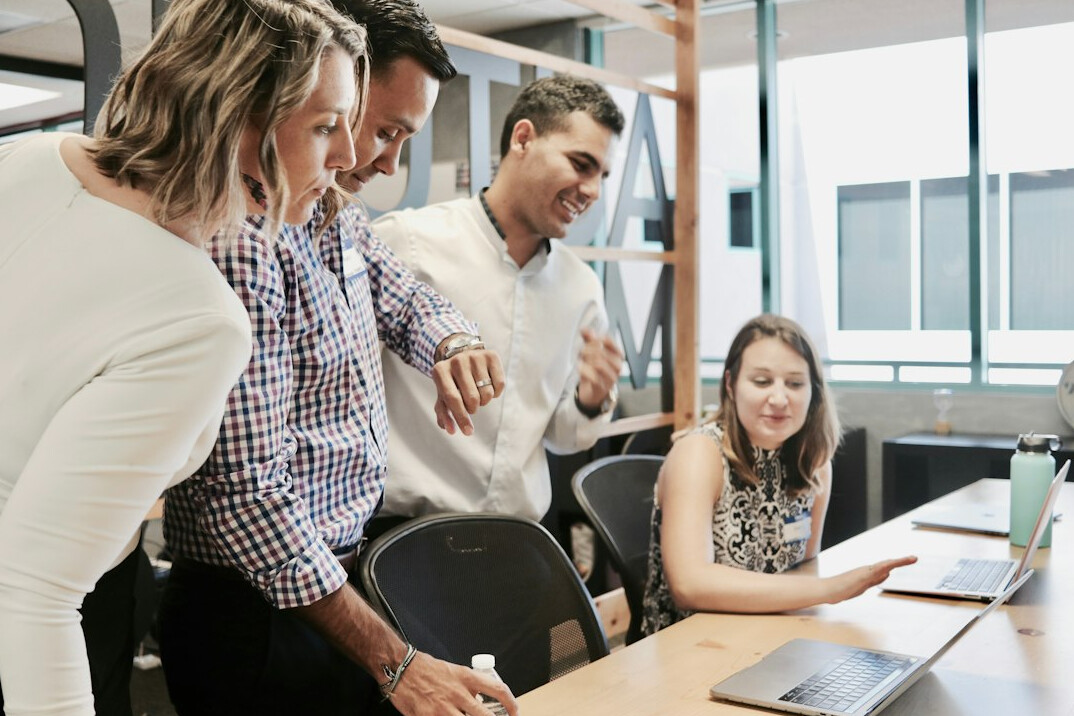 diverse people in focus group